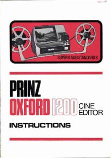 Dixons Prinz Oxford 1200 manual. Camera Instructions.